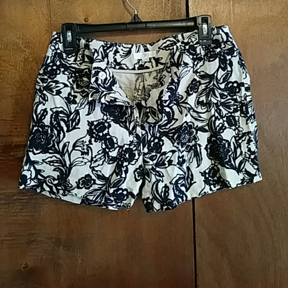 LOFT 4-inch Inseam Linen Shorts